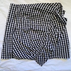 Gingham Ruffle Skirt